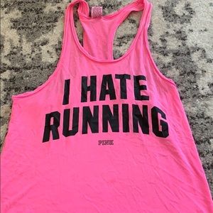 PINK VICTORIA’S SECRET tank top